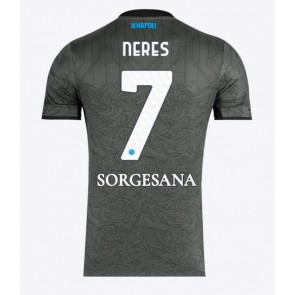 SSC Napoli David Neres #7 Tredjetröja 2024-25 Kortärmad